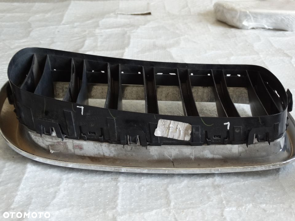 BMW F15 X5 Kratka Nerka Atrapa Grill Lewa + Prawa Czarna + Chrom 7316075 7316076 7316053 7316054 - 5