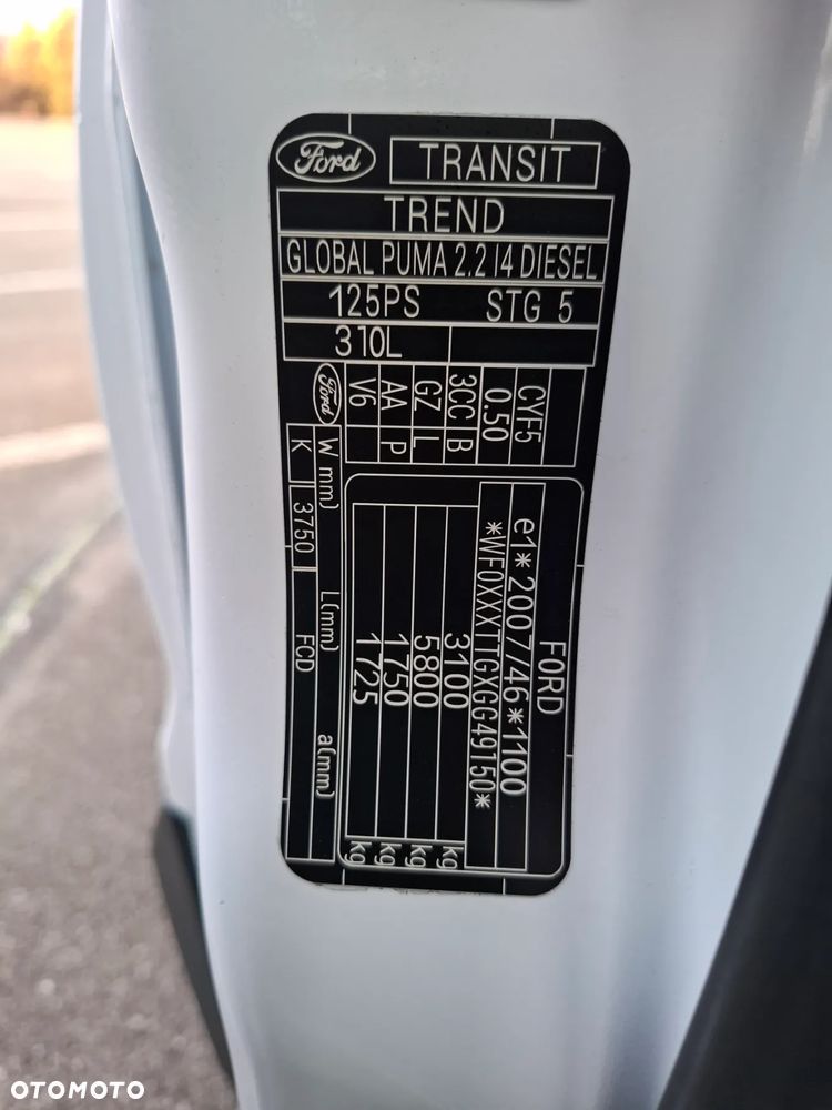 Ford Transit MK8 2016 L3H2 MAX 2.2 125KM KLIMA - 32