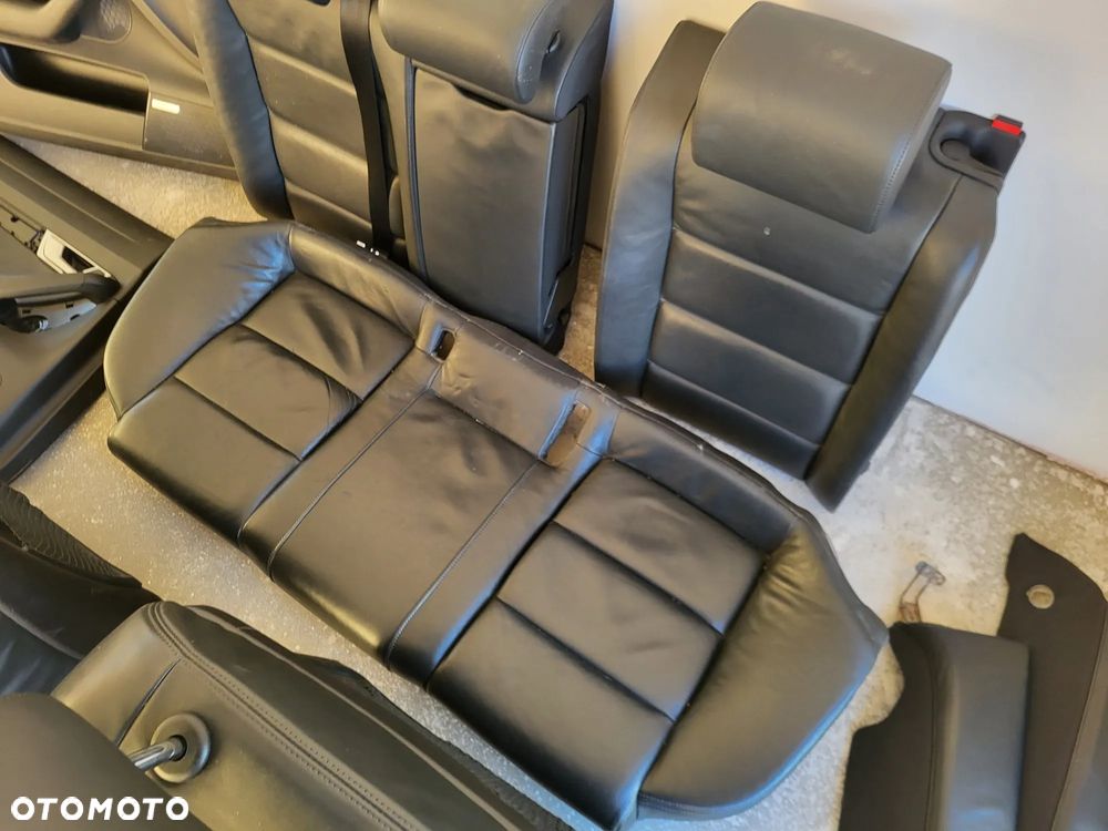 AUDI A6 C6 LIFT FOTELE PRZÓD KANAPA SPORTOE SKÓRZANE ELEKTRYCZNE BOCZKI KPL - 16
