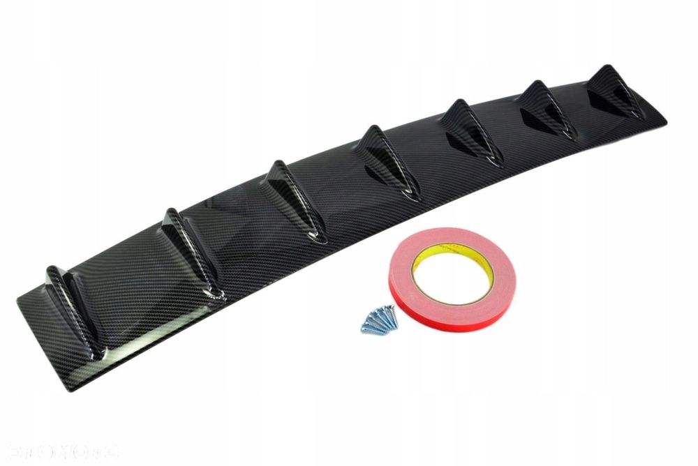 Uniwersalna dokładka lotka tył 85CM zderzak CARBON - 1