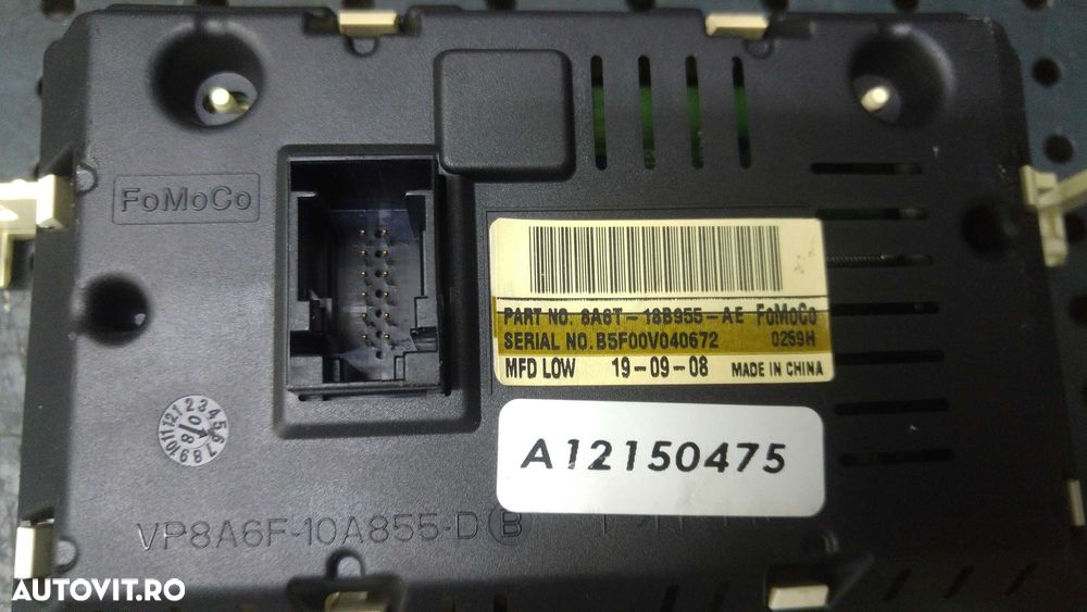 Display afisaj ora ford fiesta 6 cb1 ccn 8a6t18b955ae 8a6f10a855d - 2