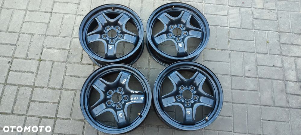 FELGI STALOWE STRUKTURALNE 5x108 6.5 x16 CALI ET 46,5 FORD 4 SZTUKI KOMPLET - 1
