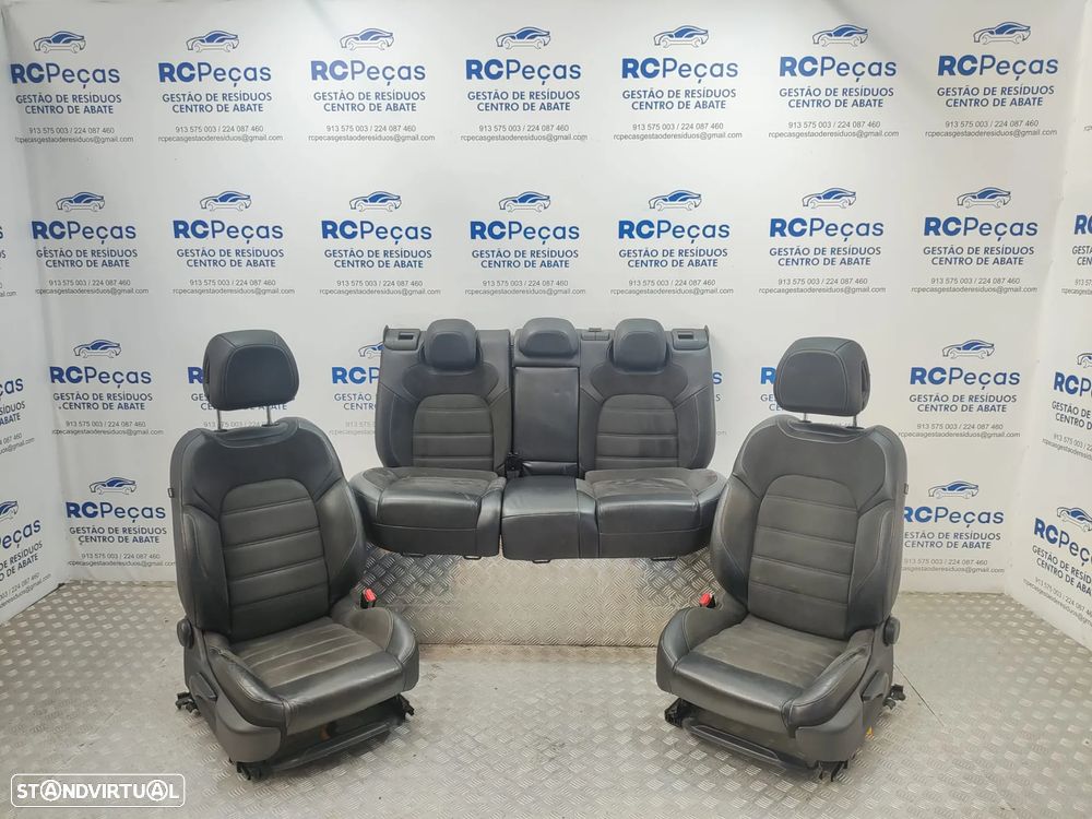 Conjunto Bancos Pele Alcantra Frente Frontais Tras Traseiros Originais Citroen DS DS5 Sport 2011 - 2018 - 2