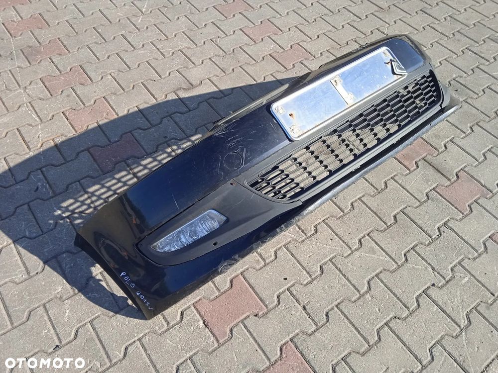Zderzak Przedni / Przód VW Polo V 2015 Ciemny Niebieski - 2