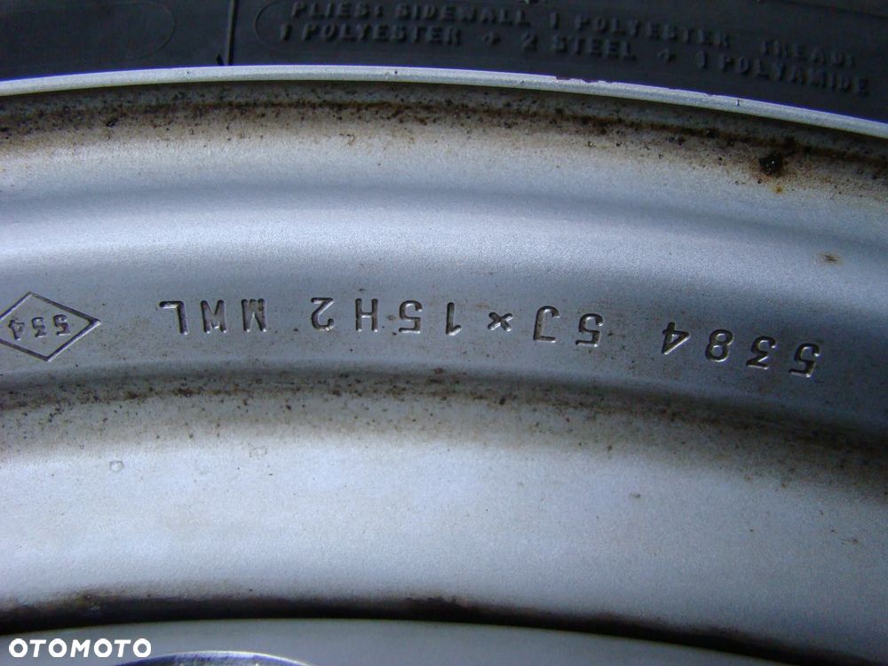 B24 4x100 Smart ForTwo ForFour 453 Renault Twingo 5,5Jx15 185/60 i 5jx15 165/65 zima czujniki - 8