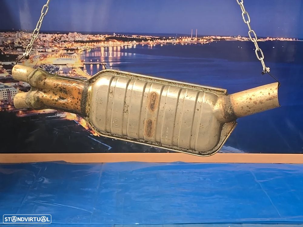 BMW Série 5 E60 E61 525i 530i Gasolina Silencioso  panela de Escape Muffler OEM Original 2003- - 1