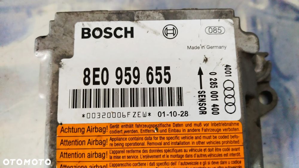 SENSOR PODUSZEK AUDI A4 B6 8E0959655 - 2