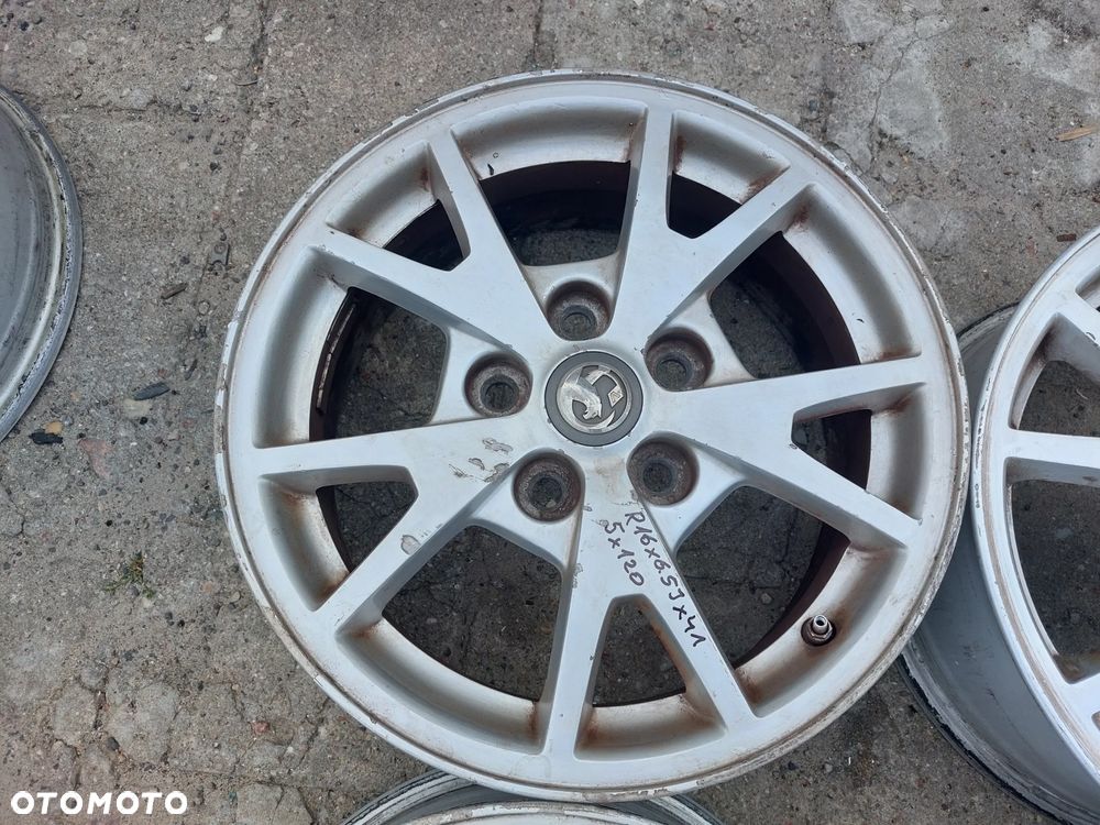 OPEL INSIGNIA FELGI ALUMINIOWE R16 6.5J ET41 5X120 ORYGINAŁ PROSTE ! - 5