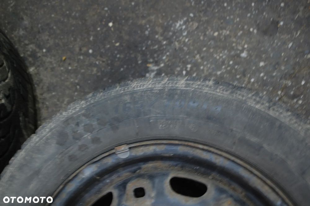 KOŁA FELGI STALOWE + OPONY ZIMOWE 6Q0601027R 5X100 ET35 5J 165/70R14 VW POLO IV SKODA AUDI SEAT - 9