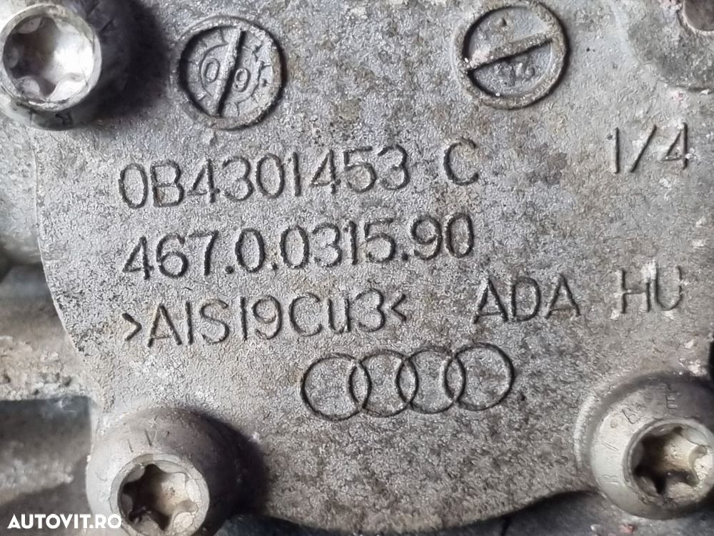 Cutie de viteze AUDI Q5 2.0TFSI 2008 - 2012 211CP Manuala 6 Trepte CDN Euro5 (1089) ... - 4