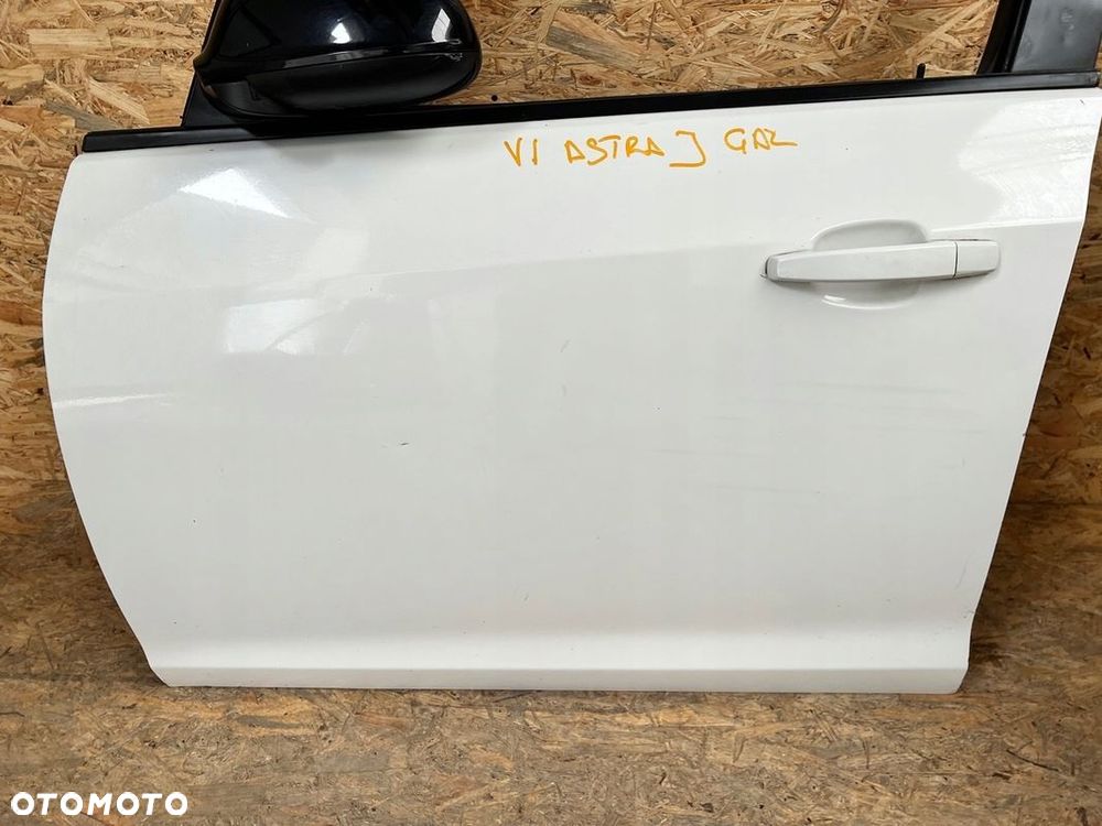 Drzwi PRZEDNIE LEWE lewy przód OPEL ASTRA J IV Lakier: GAZ Z40R lusterko - 3