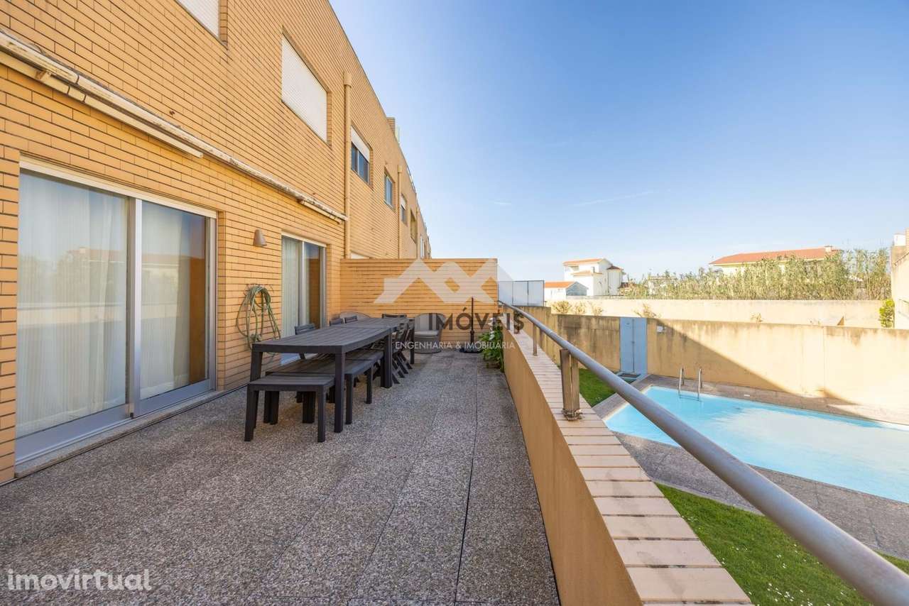 T3 Lavra | 1 min da Praia | Vista Mar | Terraço | Piscina - Grande imagem: 2/46