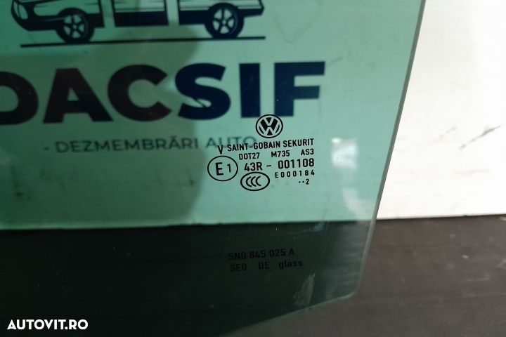 Geam usa spate stanga 43R-001108 5N0845025A 43R-001108 5N0845025A Vol - 3
