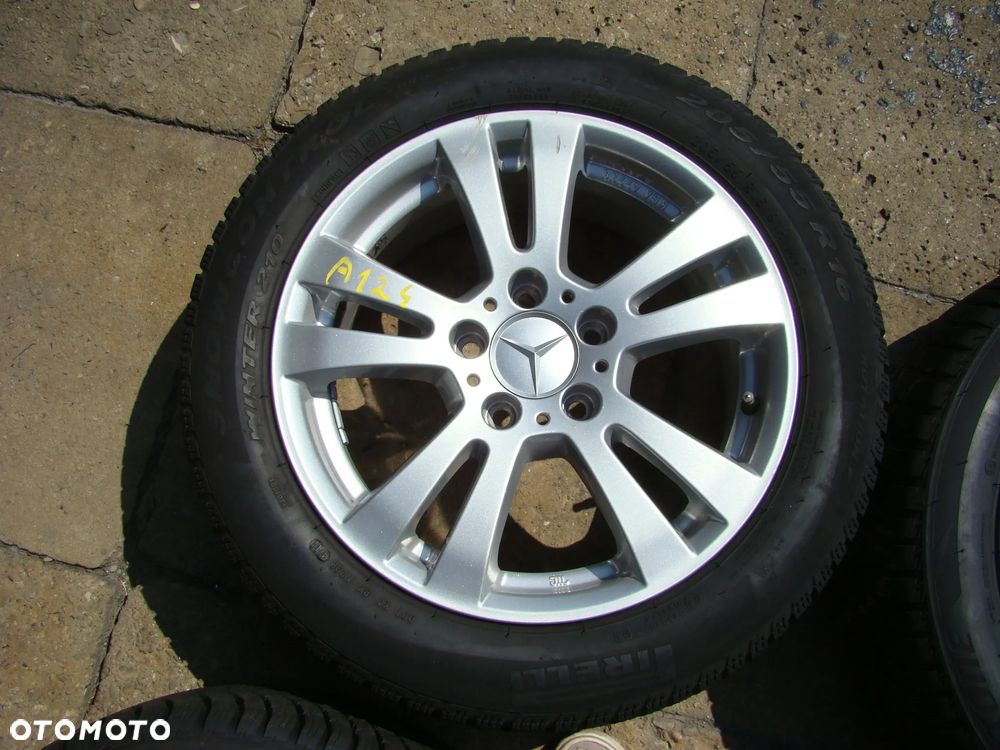 a124 5x112 Mercedes 190 W201 W124 w204 W169 W176 W245 W246 CLA C117 7jx16 205/55 zima - 4