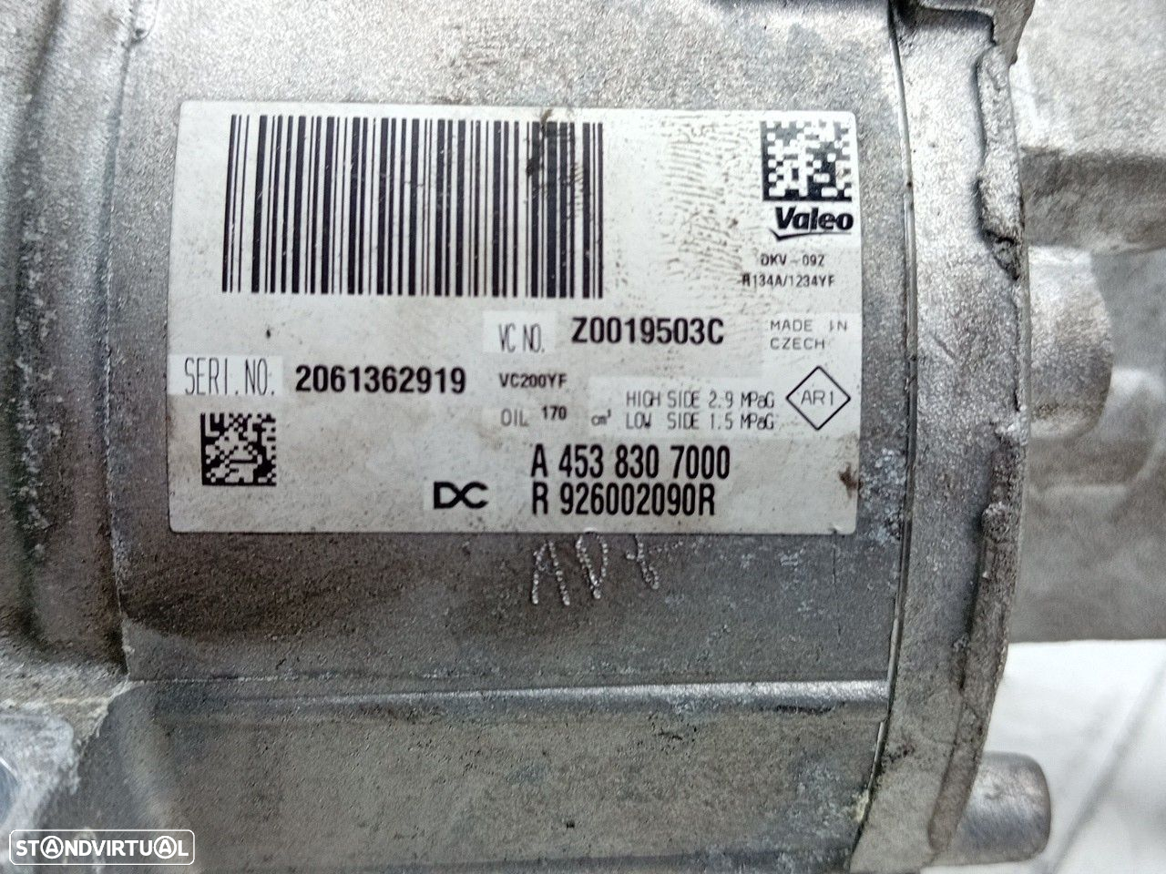 Compressor AC SMART ForTwo Coupé (453) - 5