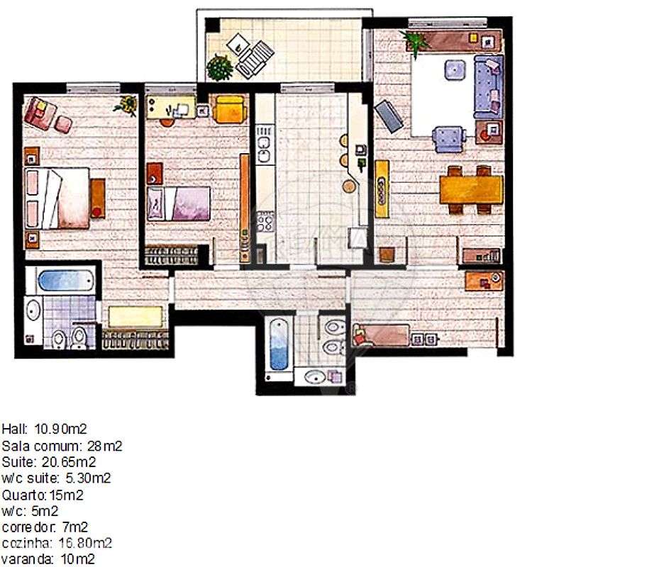 Apartamento T2 para arrendamento - Grande imagem: 2/19