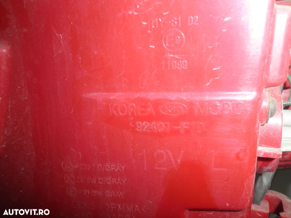 Stop stanga / dreapta aripa Kia Sportage 4 2017 92401-F10 92401F10 92402-F10 92402F10 - 6