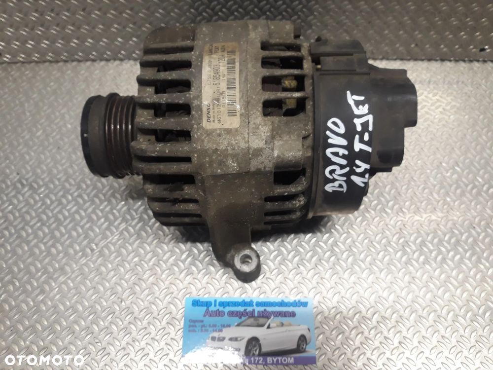 ALTERNATOR  FIAT BRAVO II 1,4 T-JET  2009r  120A DENSO 51854903 - 1