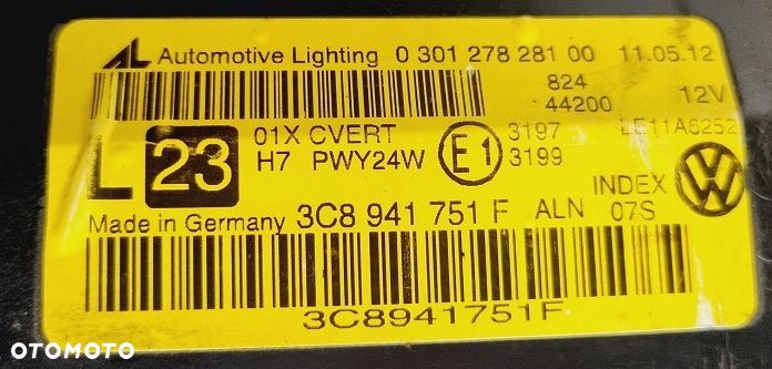 REFLEKTOR LEWY XENON VW PASSAT CC LIFT LED EUROPA - 6