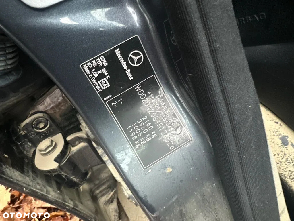 Mercedes W204 na części - 2