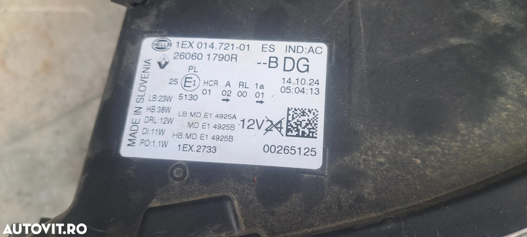 Far full led Renault Trafic 4 cu defect - 2