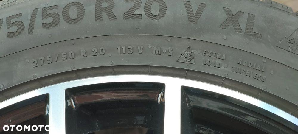 Koła Zimowe Felgi Aluminiowe Mercedes GLE W167 Continental 275/50/20 2022r 4x7,5mm Idealne !! Starogard Gdański Wysylka - 32