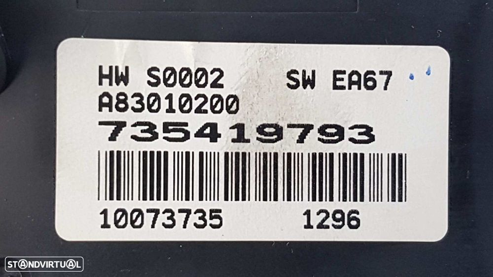 COMANDO CLIMATIZADOR FIAT GRANDE PUNTO (199) 1.3 MULTIJET SPORT (01.2007->) - 11
