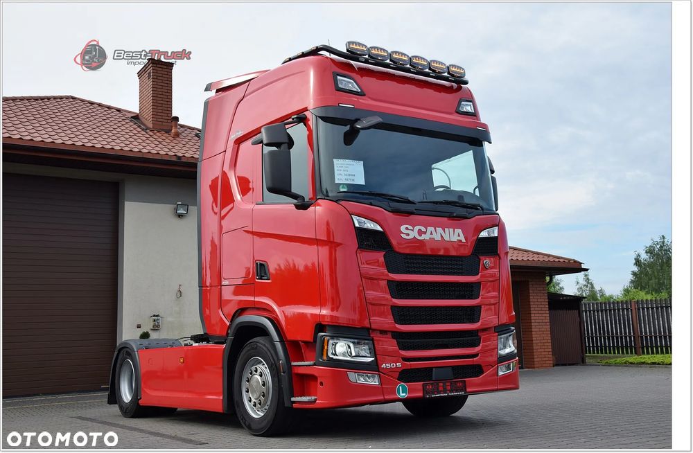 Scania S450 / FULL LED / KLIMA POST. / RETARDER / ZBIORNIKI  1400 L /  DUŻE ZEGARY - 5