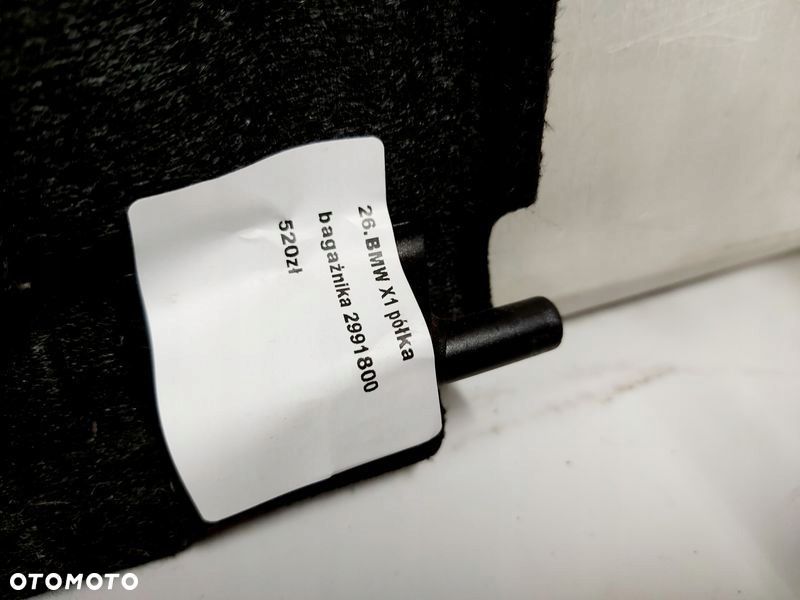 bmw x1 e84 półka bagażnika tył tylna 2991800 - 10