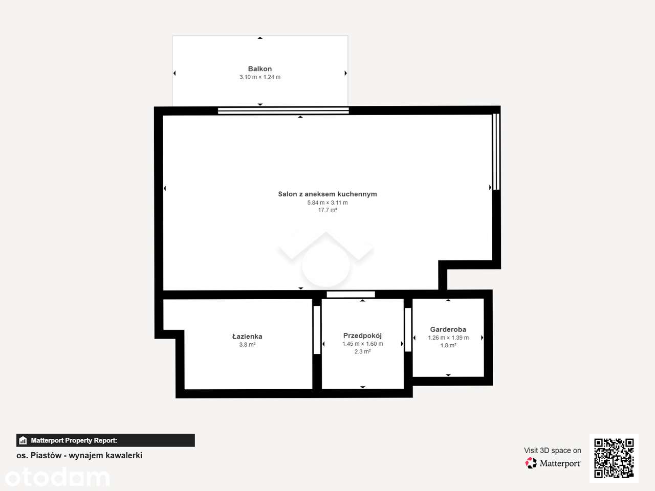 Kraków – Mistrzejowice – os. Piastów – 26 m2