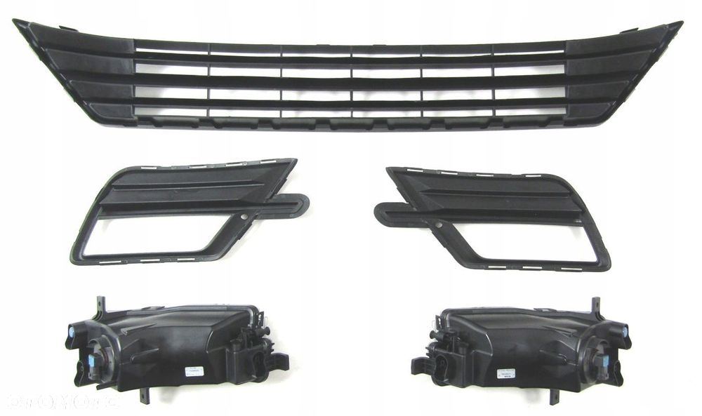 VW Caddy 15-20 Atrapa Kratki halogeny Zestaw ! - 2