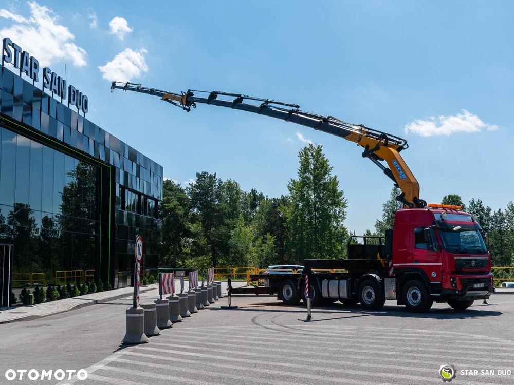 Volvo FMX 500 8x2 Effer 585 Fly Jib Wciągarka HDS Żuraw Crane - 4