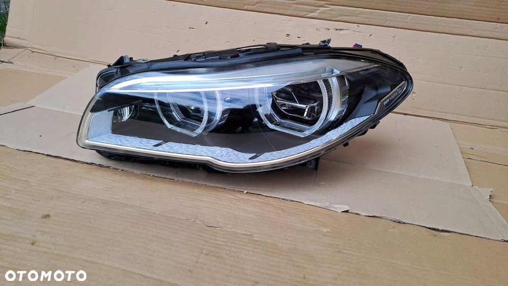 BMW 5 F10 LIFT LEWA LAMPA FULL LED ADAPTIVE 7460595 -01 UŻYWANA - 2