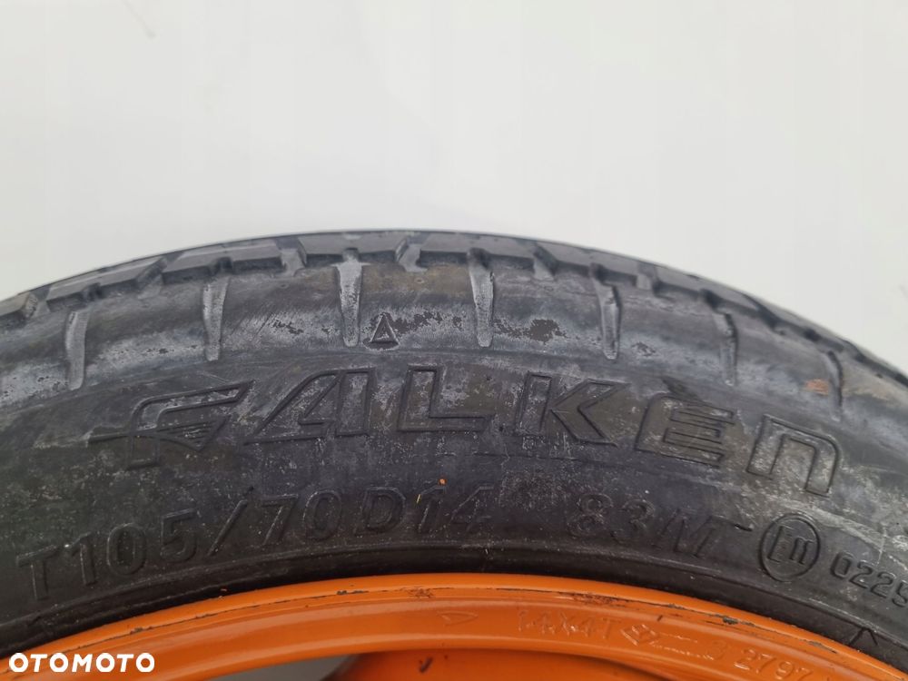KOŁO DOJAZDOWE 105/70 D14 R14 14X4T 4x100 Daihatsu Move YRV Tanto zapasowe - 13