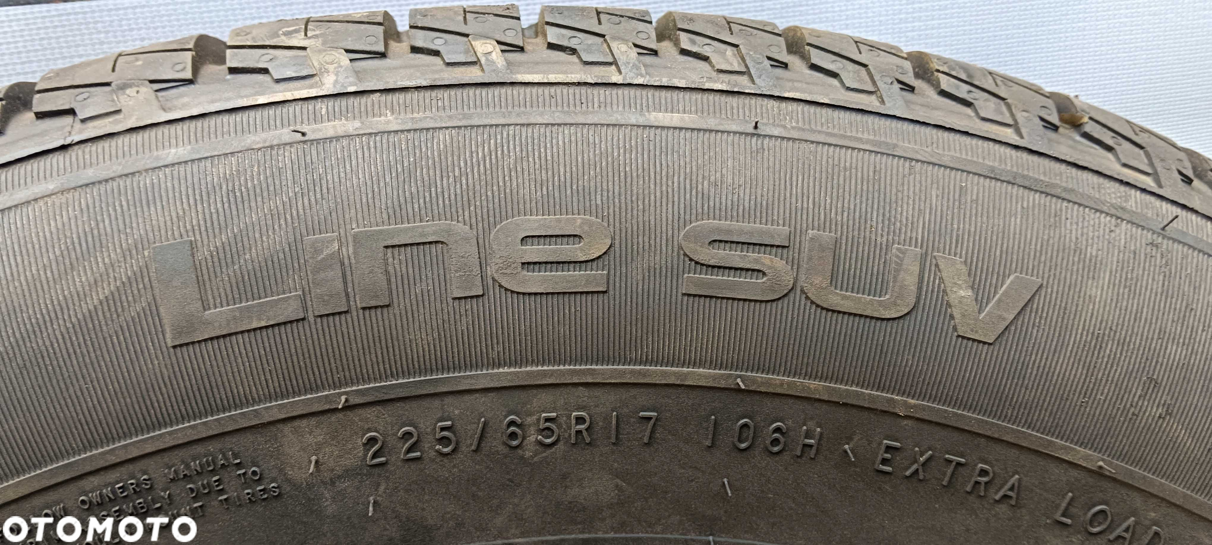 Sztuka 225/65R17 106H XL Nokian Line SUV dot.1116 leżak magazynowy - 4