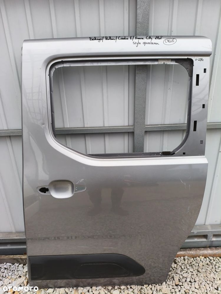 BERLINGO PARTNER COMBO E PROACE CITY DRZWI LEWE PRZESUWNE SZYBA OPUSZCZANA POZNAŃ GIEŁDA X294 - 1