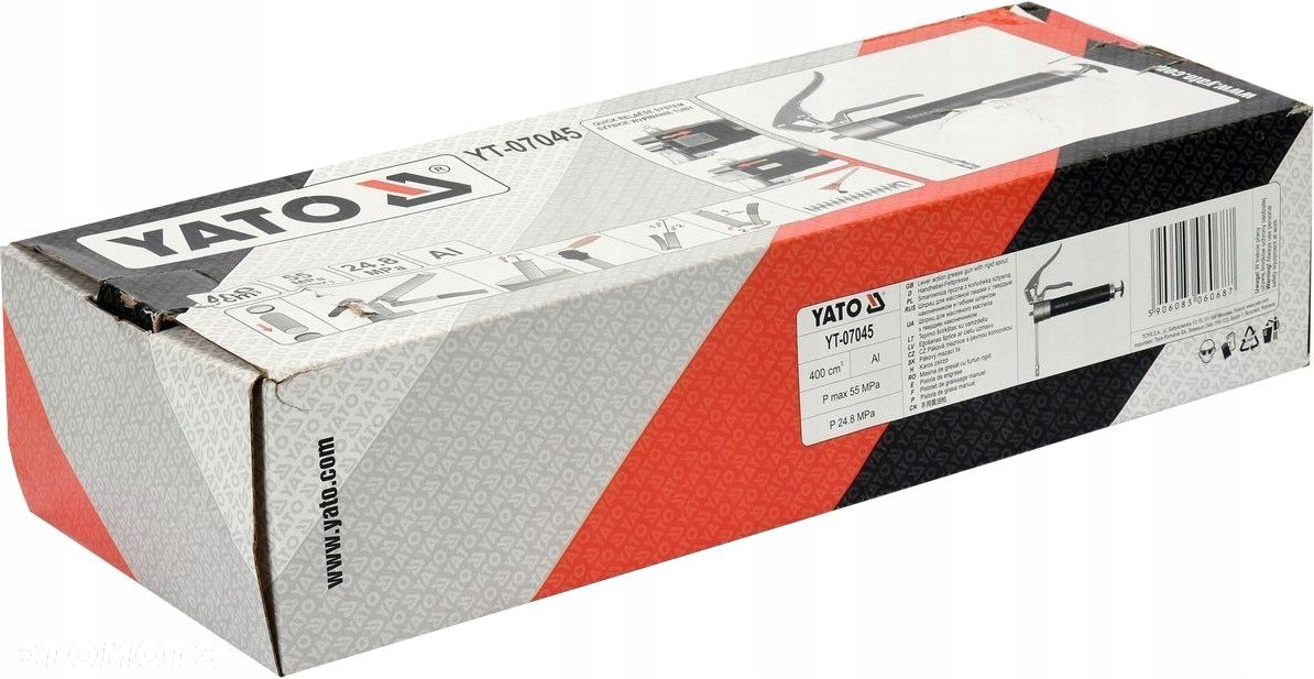 YT-07045 YATO SMAROWNICA RĘCZNA SZYBKIEGO WYPINANIA 400cm KORPUS ALUMINIUM - 4