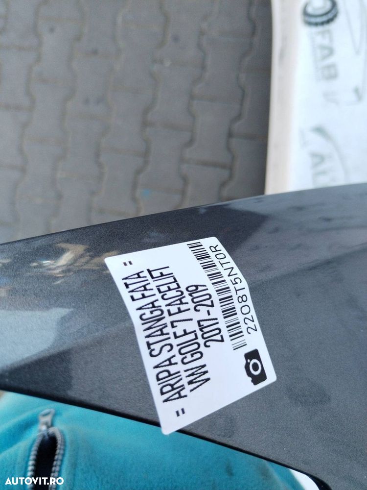 Aripa stanga Volkswagen Golf 7 Facelift an 2017-2018-2019 - 6