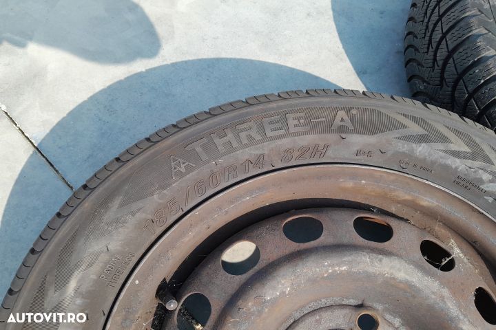 Jante tabla cu anvelope 14 - set 185 / 60 R14 185 / 60 R14 Toyota Ayg - 5