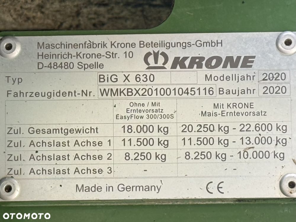 Krone Big X 630 - 14