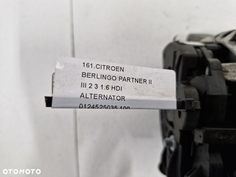 CITROEN BERLINGO II III 1.6 HDI ALTERNATOR 0124525035 - 6