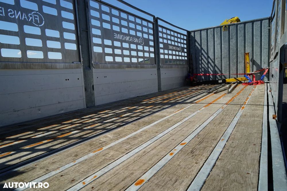 DAF LF 250 / 4X2 / LIVRARE - 7.30 + HDS HYVA HB 150XE3 / RADIOCOMANDĂ / ROTATOARE / MAX. CAPACITATE DE RIDICARE: 5200 KG / FURCĂ PENTRU PALEȚI / EURO 6 - 23