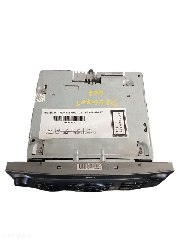 RADIO CD PEUGEOT 407 9660647677 407 - 2