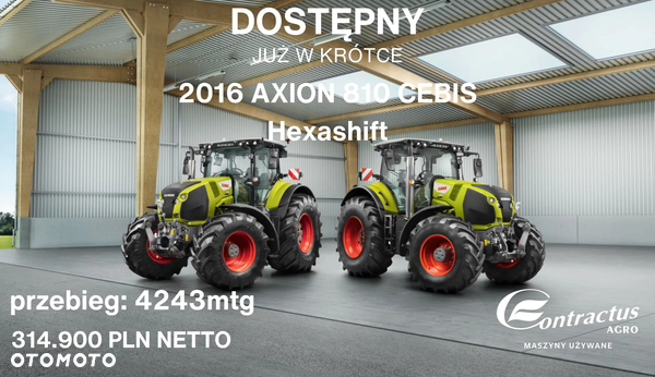 Claas AXION 810 CEBIS Hexashift