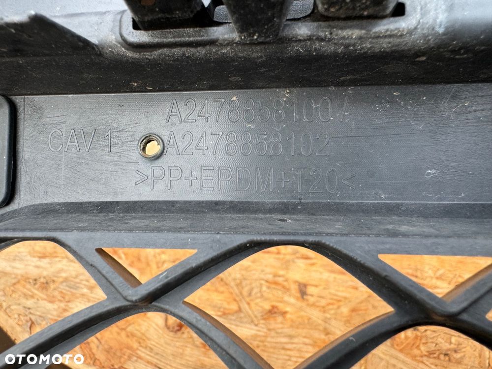 ZDERZAK PRZÓD PRZEDNI MERCEDES-BENZ GLB W247 6PDC SPOILER CZARNY A2478857500 A2478858100 ORYGINAŁ - 12