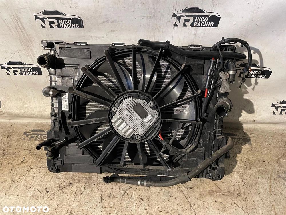 KOMPLET CHŁODNIC WENTYLATOR BMW G30 G31 G32 G11 G12 G14 G15 G16 BENZYNA - 5