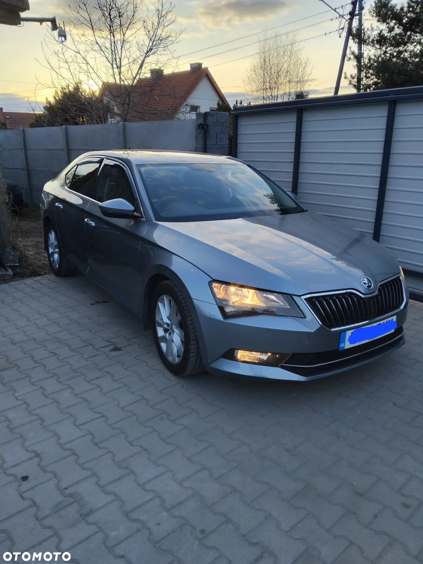Skoda SuperB 3 Maska zderzak błotnik LF7M pas.kpl. - 1