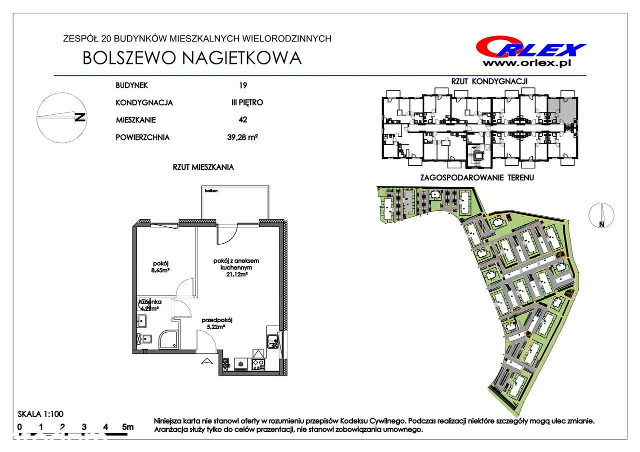 Słoneczne mieszkanie. Bolszewo ul. Nagietkowa 38/42