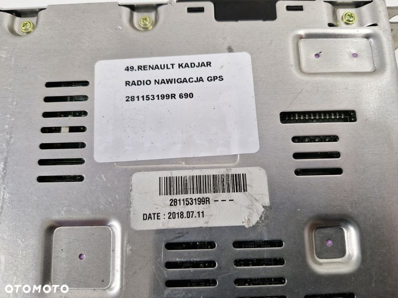 RENAULT KADJAR RADIO NAWIGACJA GPS 281153199R - 9