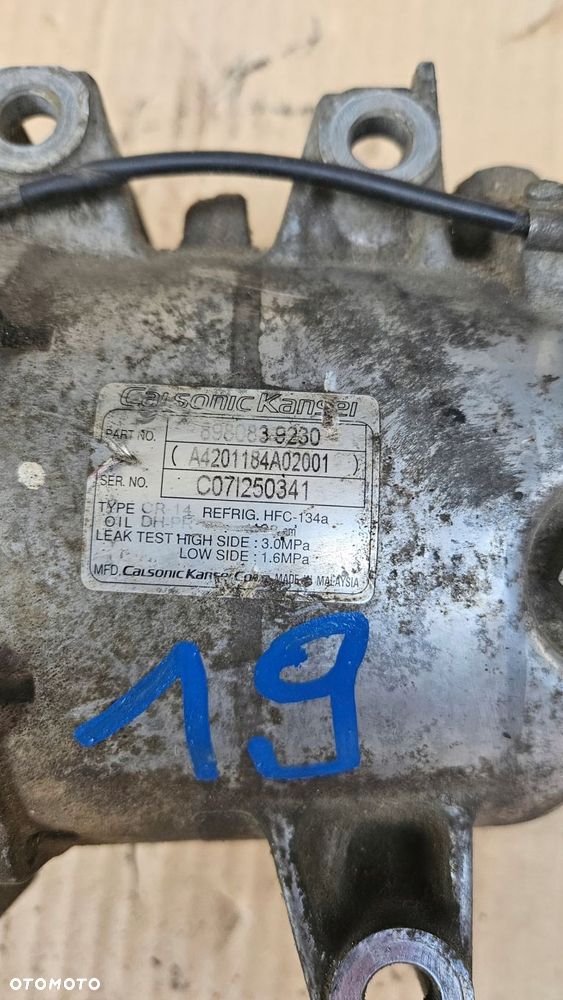 sprężarka kompresor klimatyzacji 898083 9230 isuzu d max nr 19 - 3